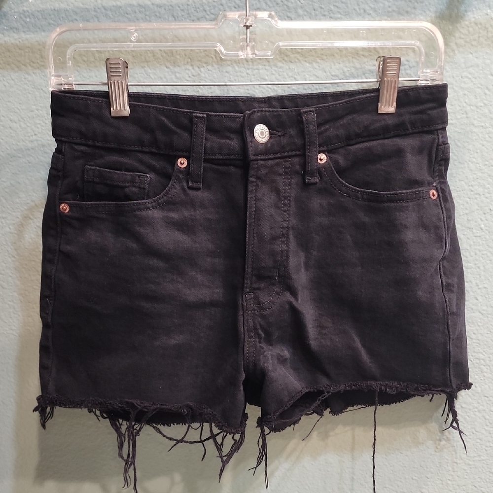 Old Navy Women's Black Denim Shorts Size 4